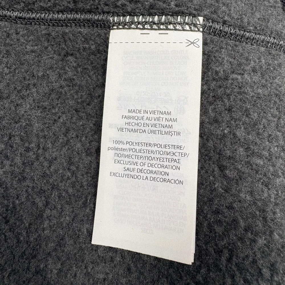 Polo Ralph Lauren‎ Vest XXL Men Performance Fleece Zip Up Gray Black Pony Preppy